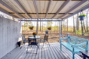 House (3 Bedrooms) | Interior - Relax Fireside! Retreat Near Chickamauga Lake (Decatur)