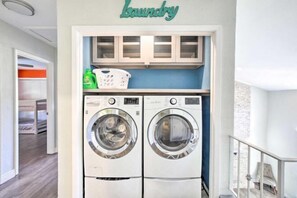 Laundry room - Justin Richardson Home w/ Outdoor Oasis & Movie Room (Richardson)