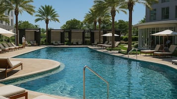 Indoor pool, outdoor pool