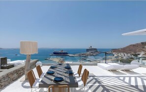 Outdoor dining - Dream Baby with Private Pool (ftelia mykonos)