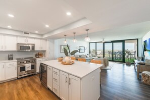 Interior - This spacious 2/2 condo is located right on the intercoastal waterway, right in (Port Aransas)
