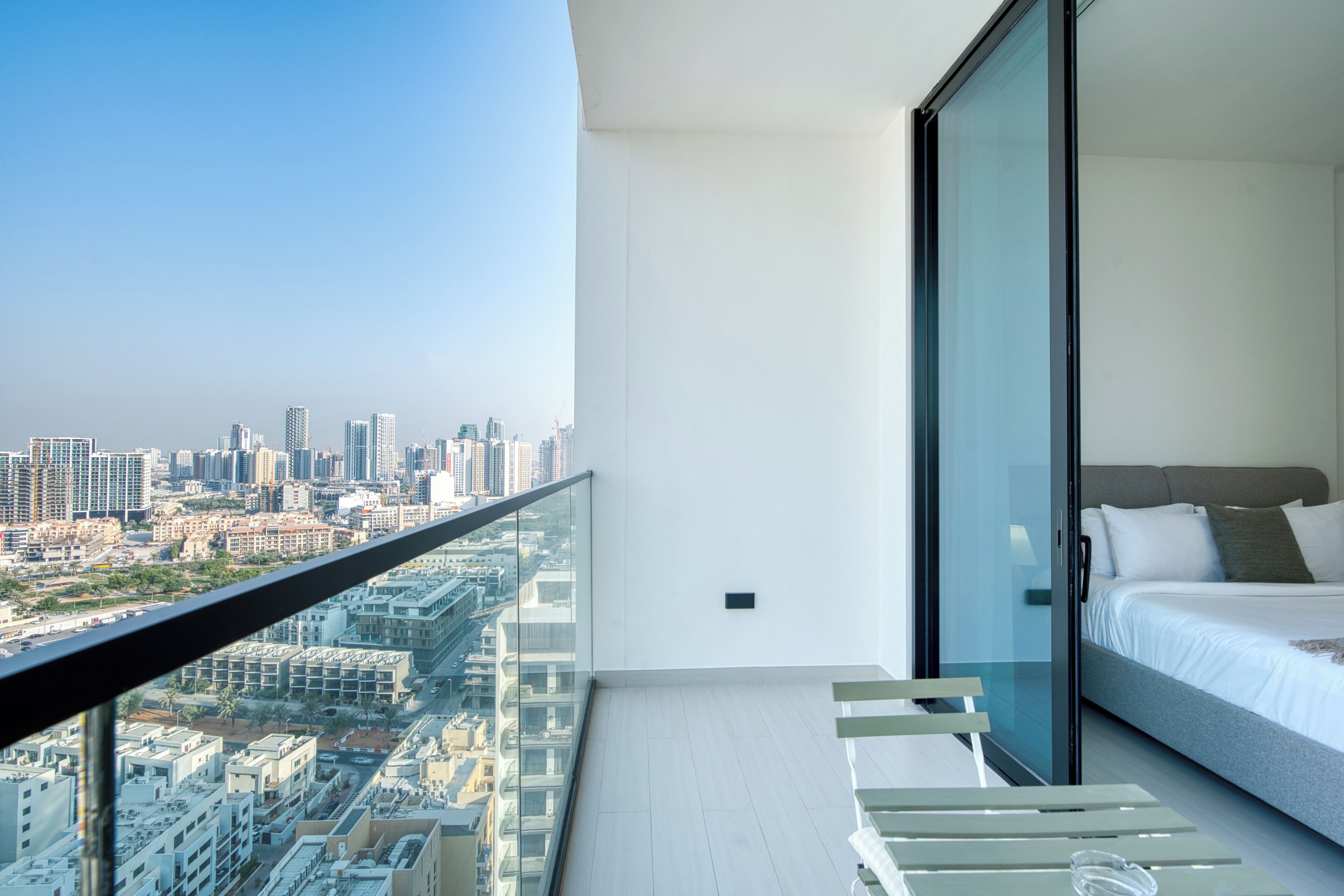 Appartement Exclusif, vue ville | Vue depuis le balcon