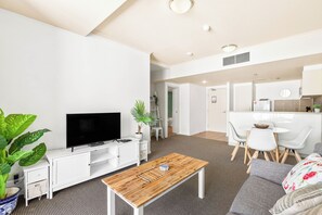 Apartment, Balcony | Living area - Burleigh Bliss Coastal Hideaway (Burleigh Heads)