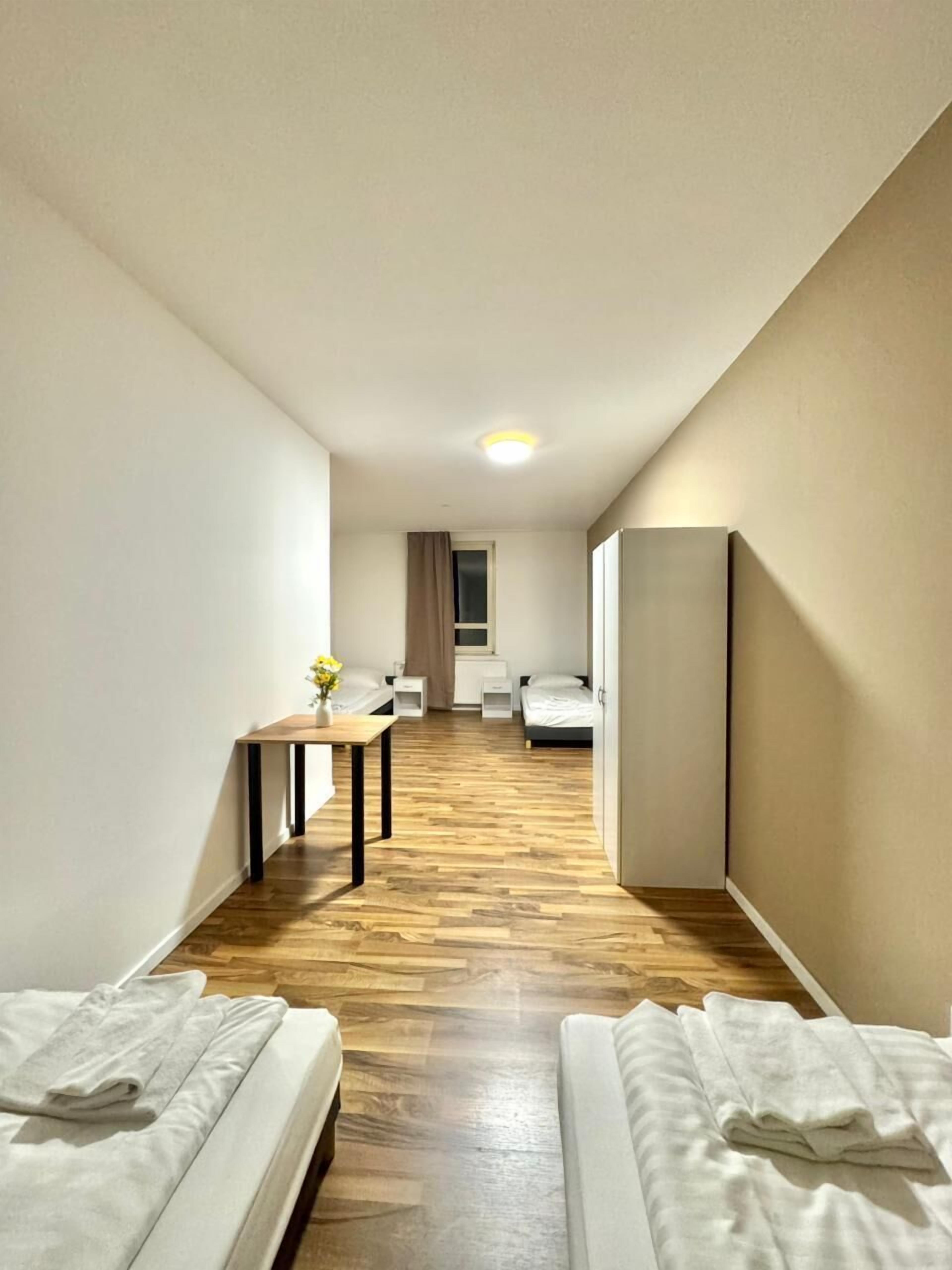 Desk, laptop workspace, iron/ironing board, free WiFi