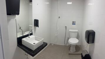 Towels, soap, toilet paper