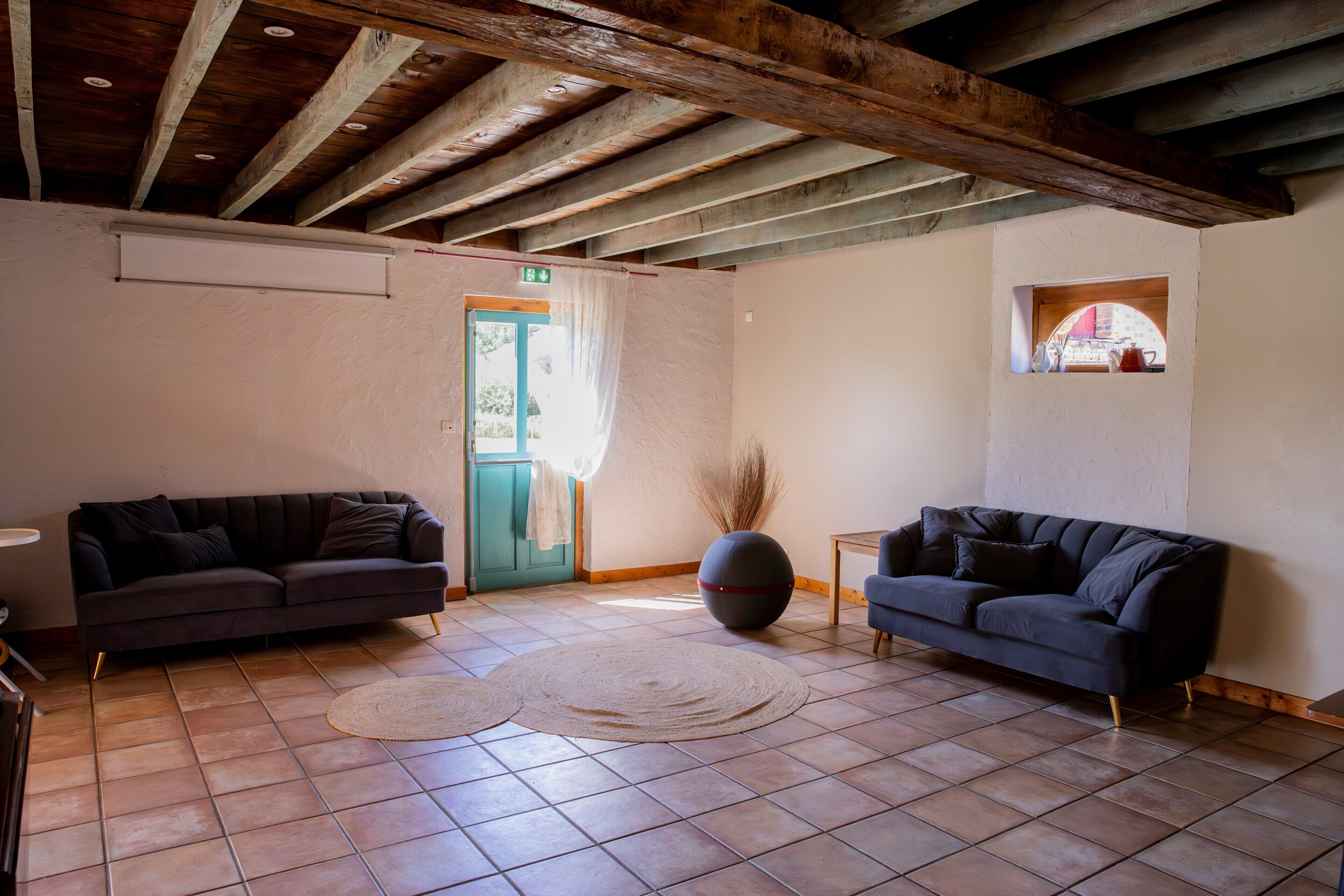 TV, fireplace, table tennis