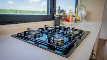 Kühlschrank, Ofen, Herdplatte, Geschirrspüler