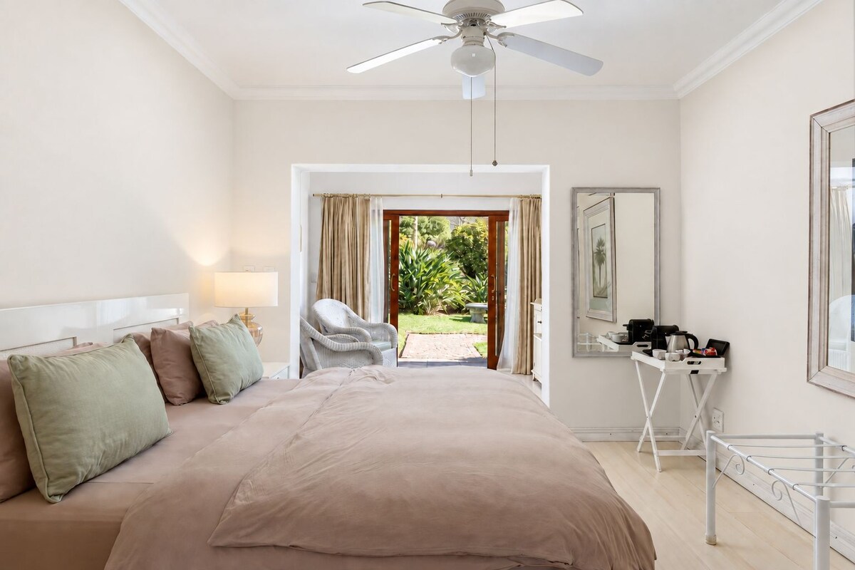 Deluxe-Doppel- oder -Zweibettzimmer, Terrasse, Gartenblick