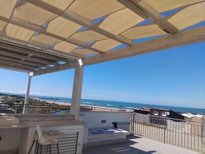 Accommodation on the beach