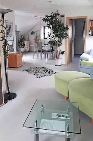 TV. Apartment 'Haus Krönert' with Balcony, Wi-Fi and Air Conditioning
