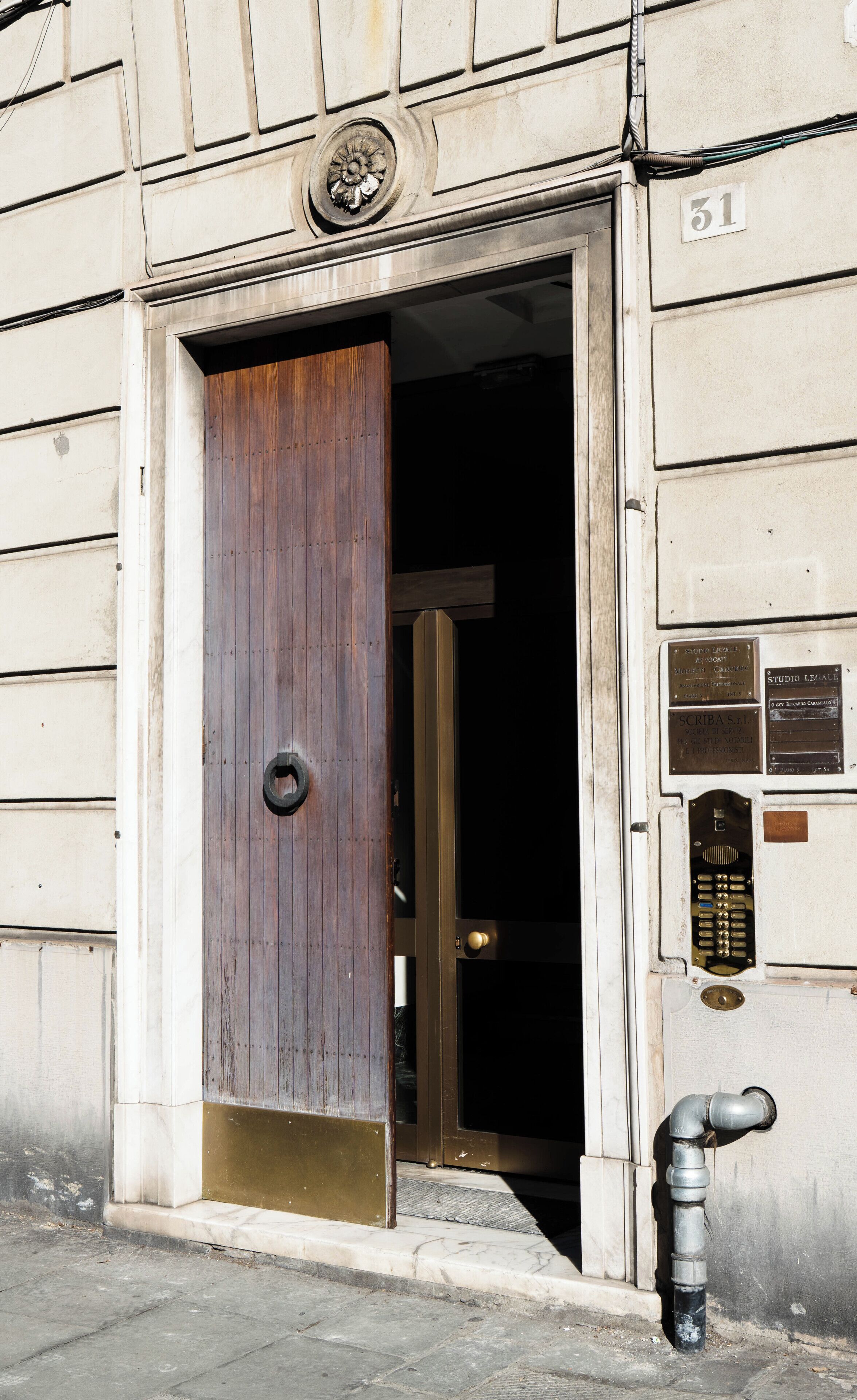 Facciata della struttura