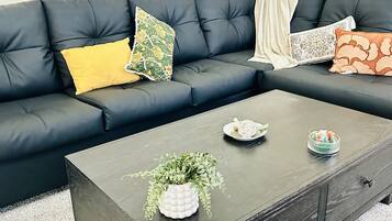 TV, fireplace, stereo