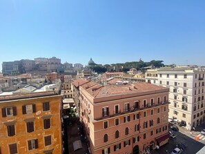 Blick von der Unterkunft