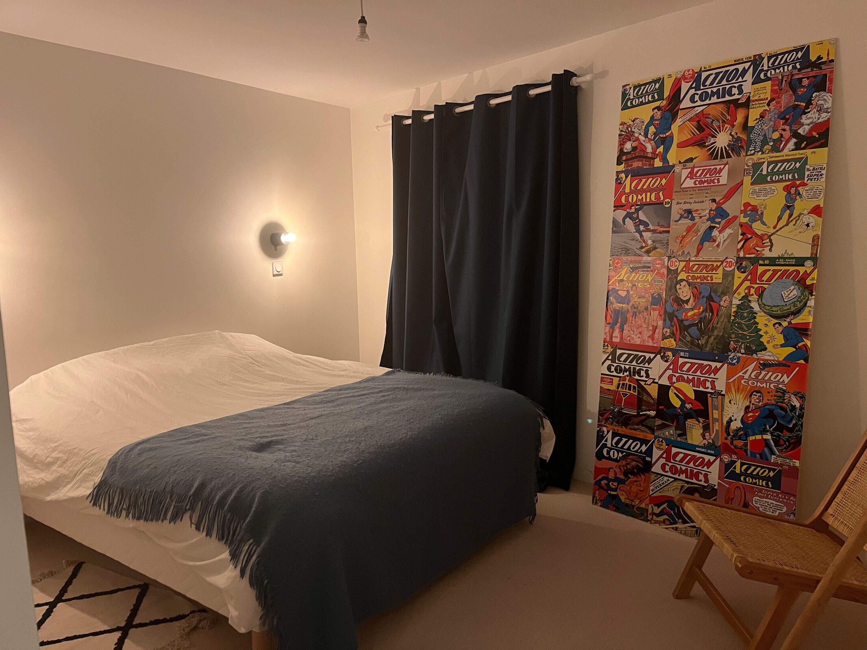 3 habitaciones y ropa de cama 