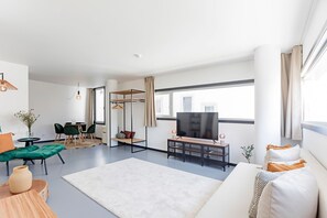 Apartamento, vista para o jardim | Área de estar