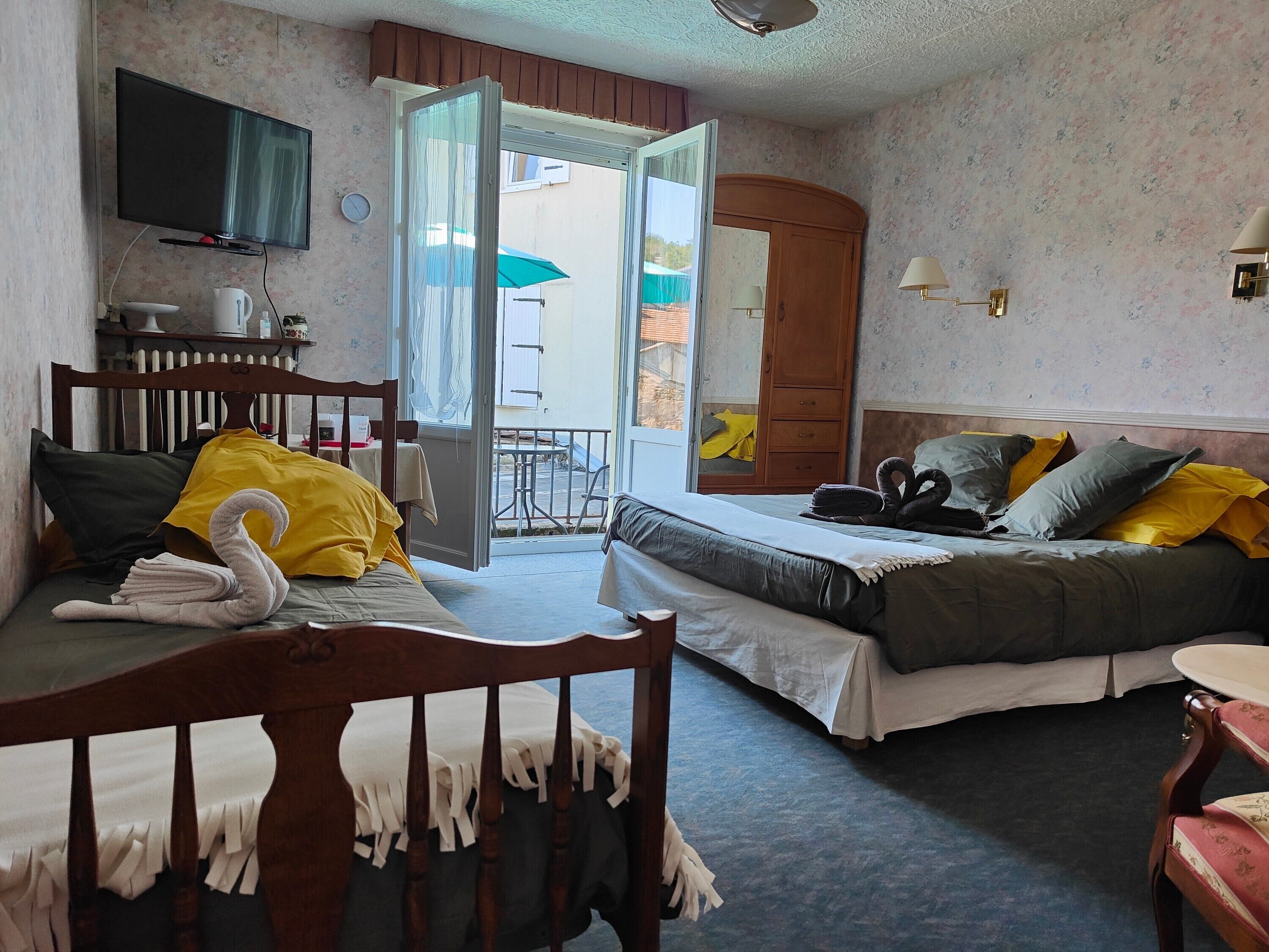 2 chambres, Wi-Fi, draps fournis