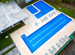 Apartment, 2 Schlafzimmer, barrierefrei, Balkon | Pool | Außenpool