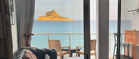 Uitzicht vanuit accommodatie