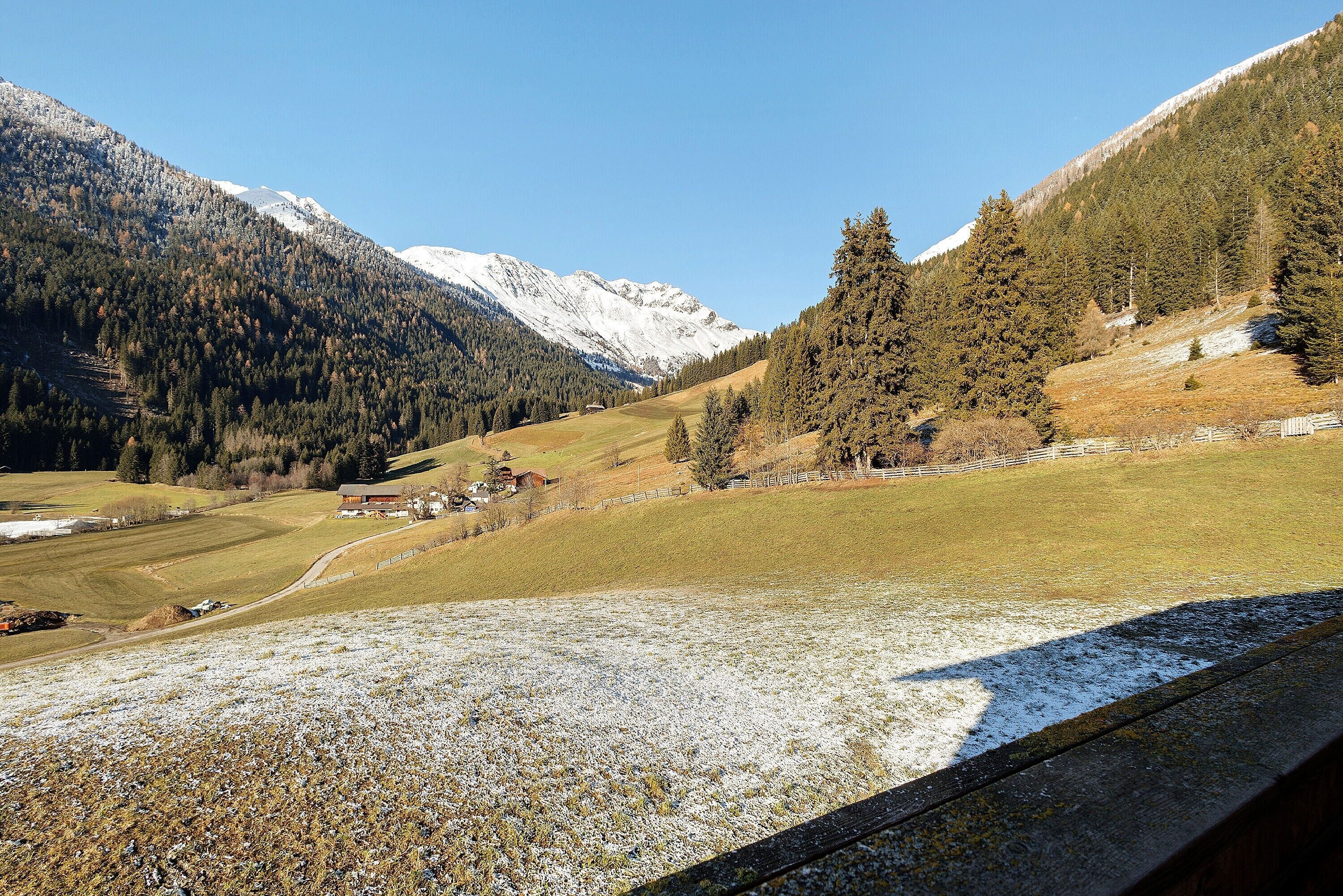 Blick von der Unterkunft