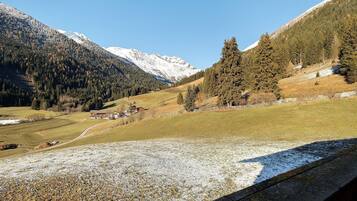 Blick von der Unterkunft