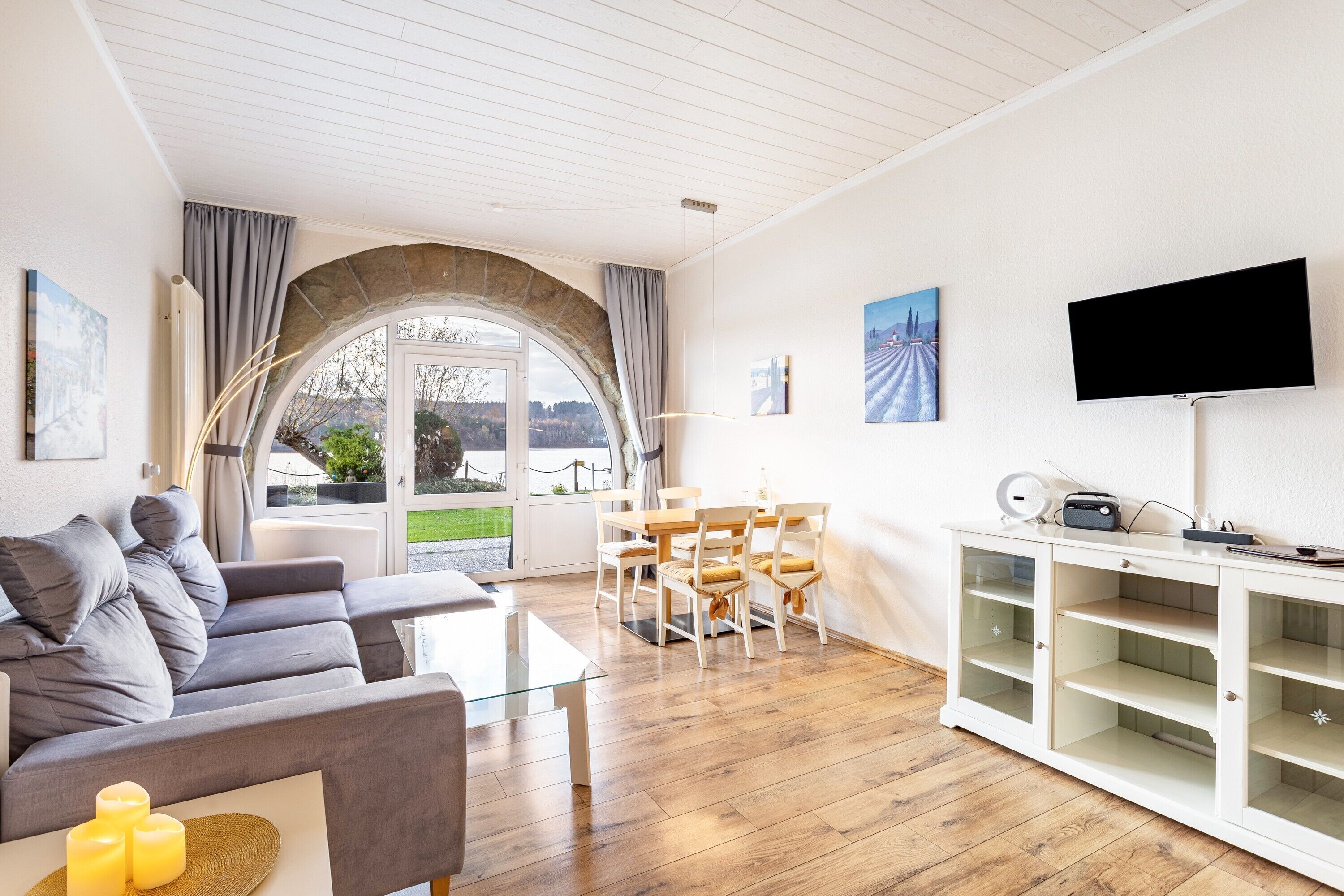 テレビ、卓球台