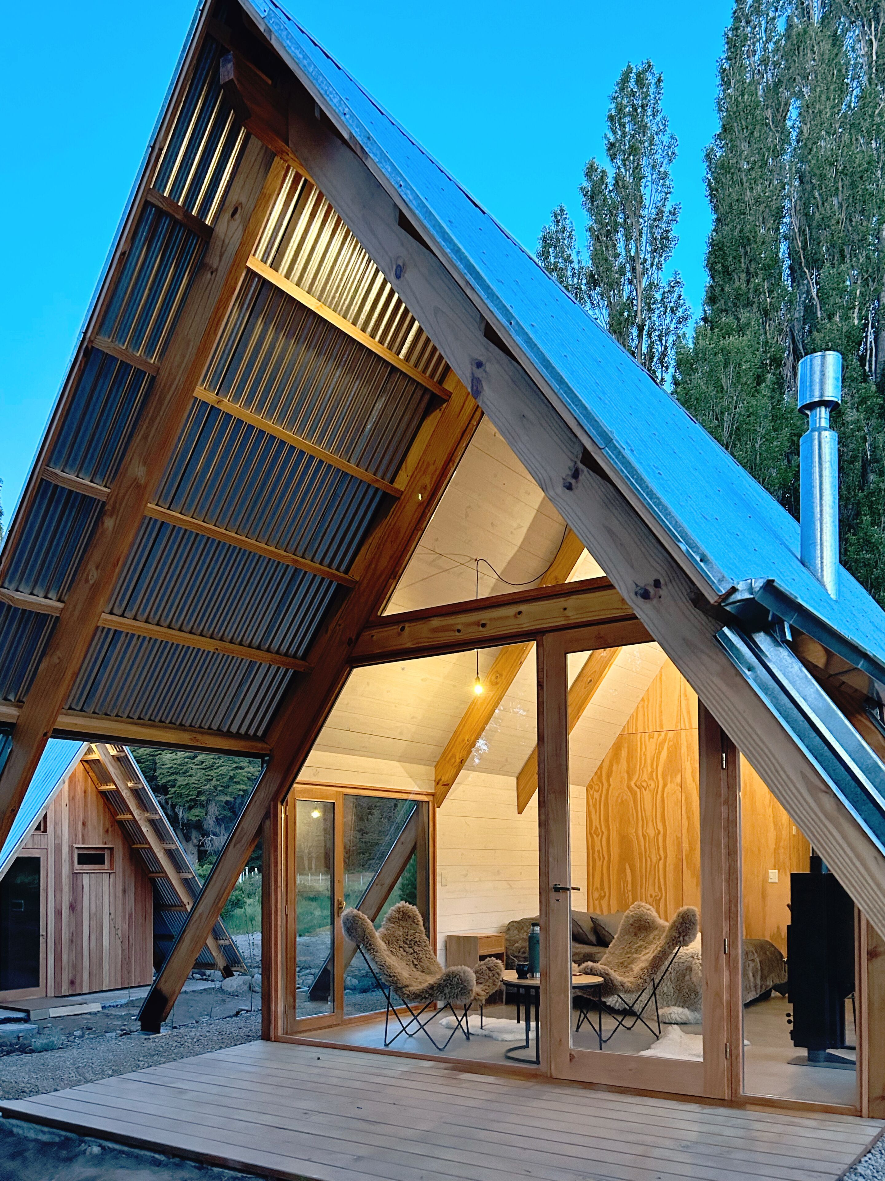 Cabana superior, vista para o jardim | Terraço/pátio