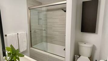 Towels, soap, toilet paper