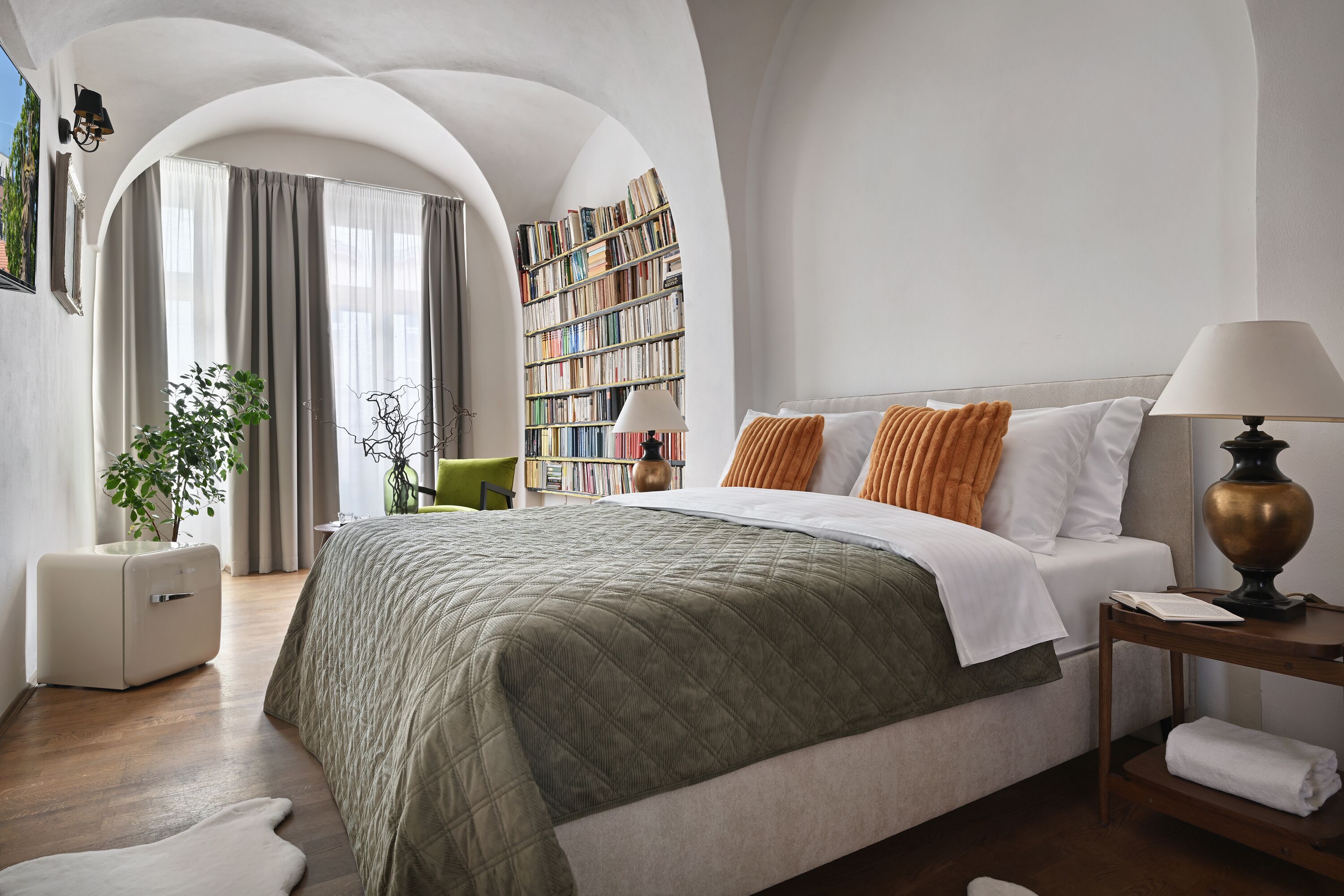 Deluxe-Apartment | Bügeleisen/Bügelbrett, kostenloses WLAN, Bettwäsche