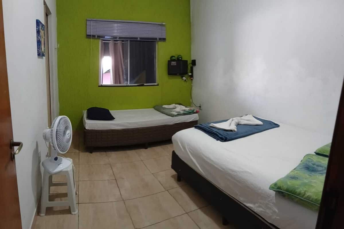 Blackout curtains, iron/ironing board, free WiFi