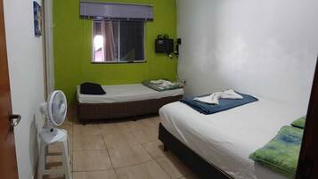 Blackout curtains, iron/ironing board, free WiFi