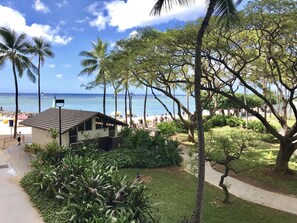 Property grounds - 10th Fl Waikiki Shore Studio | Beach front | AC (Honolulu)