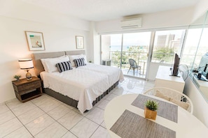 Iron/ironing board, free WiFi, bed sheets - 10th Fl Waikiki Shore Studio | Beach front | AC (Honolulu)