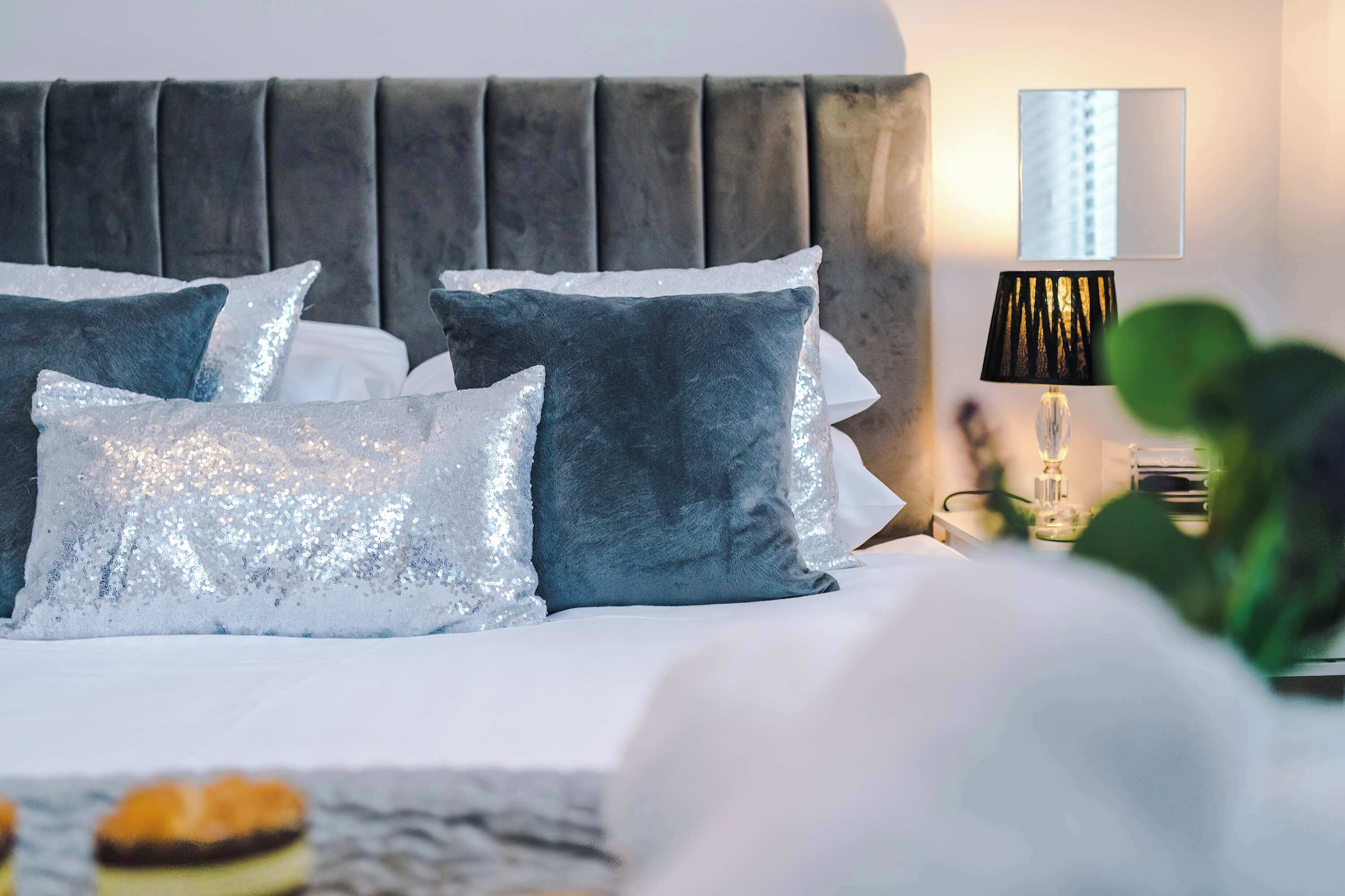 1 غرفة نوم ومكتب ومكواة/لوح كي وواي فاي