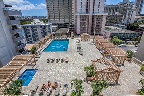 Pool - 9th Fl Island Colony Studio | Balcony | Pool (Honolulu)