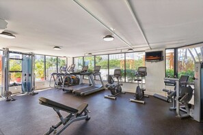 Fitness facility - 15th Fl Luana Waikiki Studio | City & Mountain Views | Pool | Balcony (Honolulu)