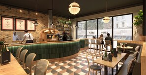 2 restaurants, breakfast, lunch, dinner served; British cuisine  - The Royal Bell (Bromley)