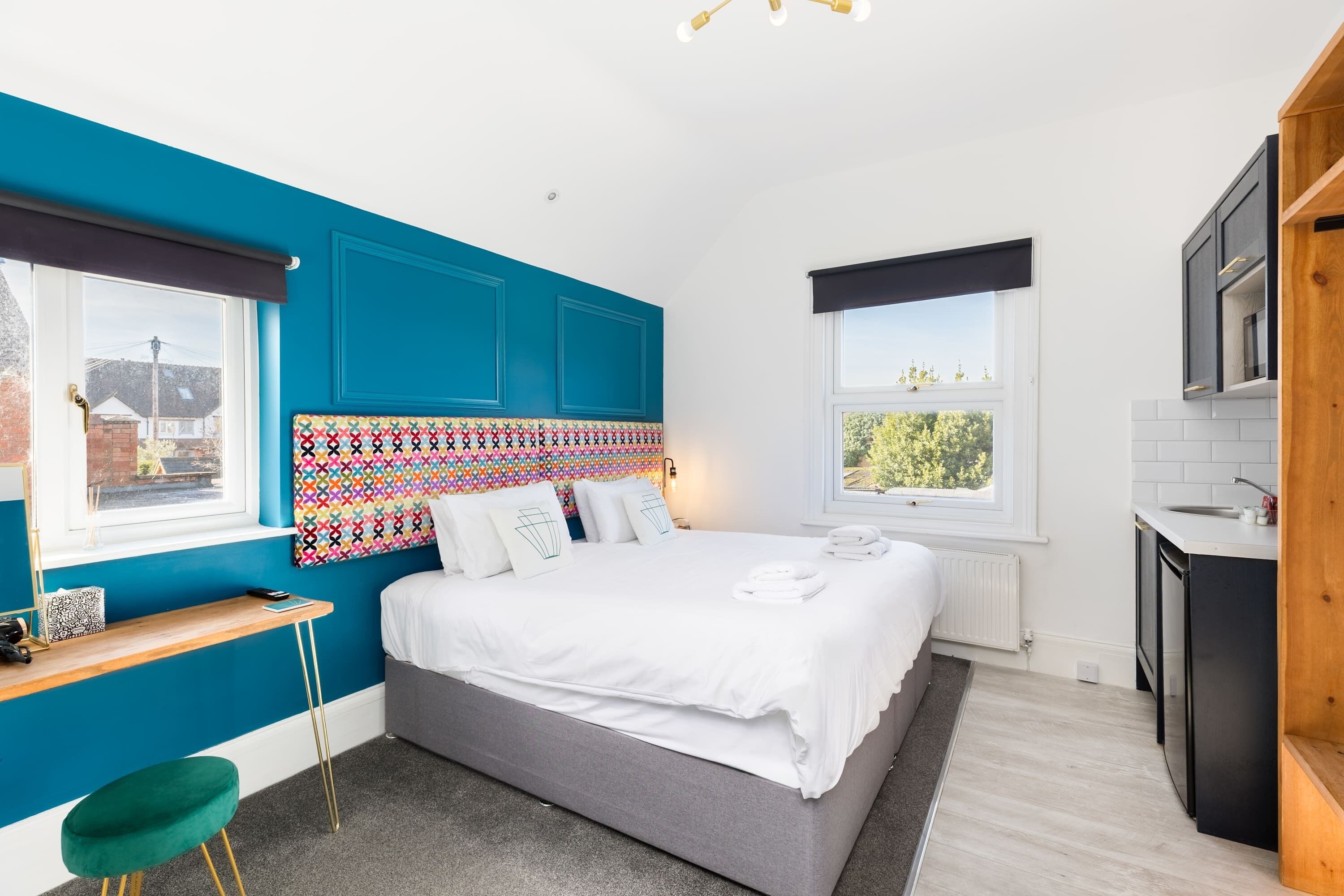1 bedroom, travel crib, WiFi, bed sheets