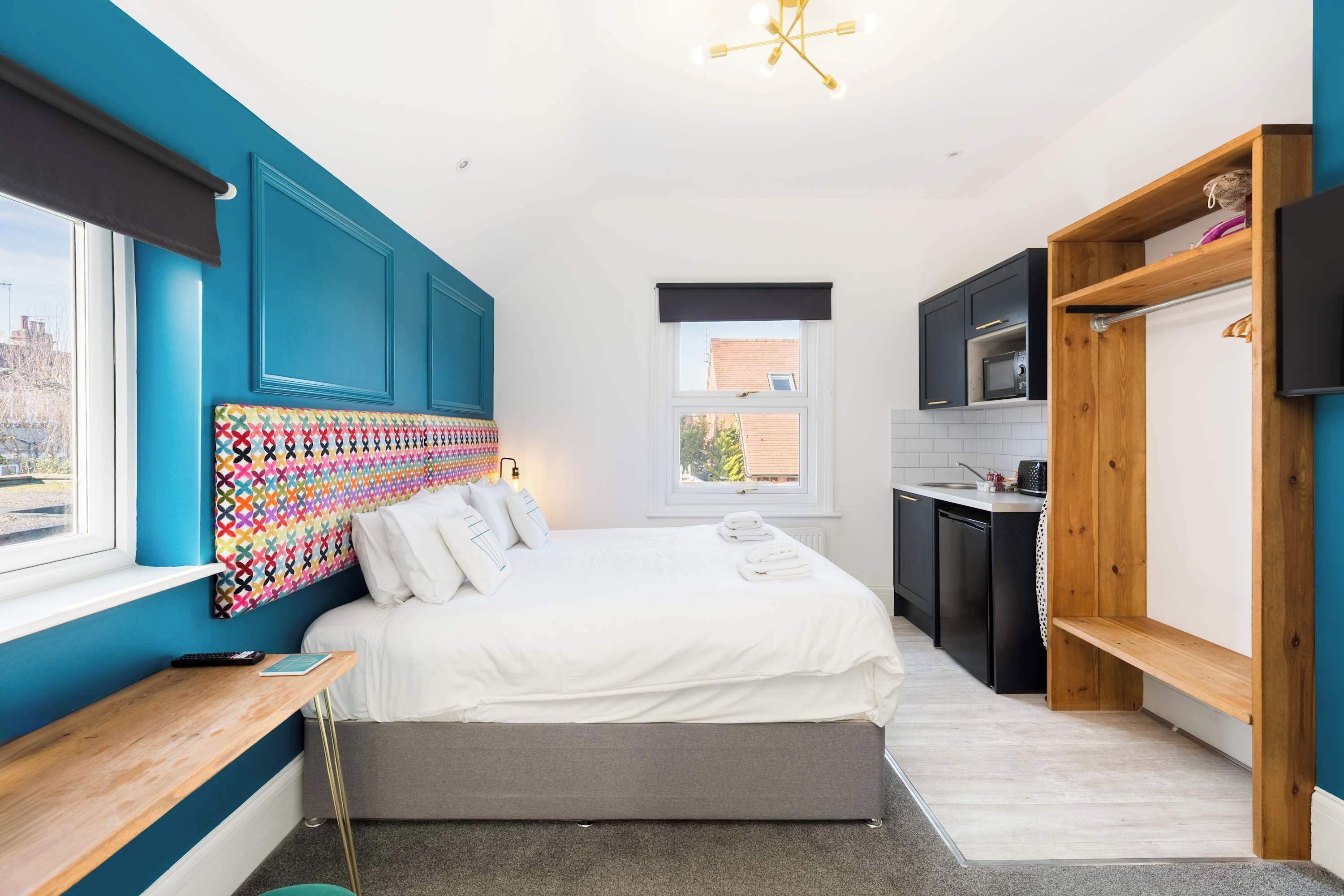 1 bedroom, travel crib, WiFi, bed sheets