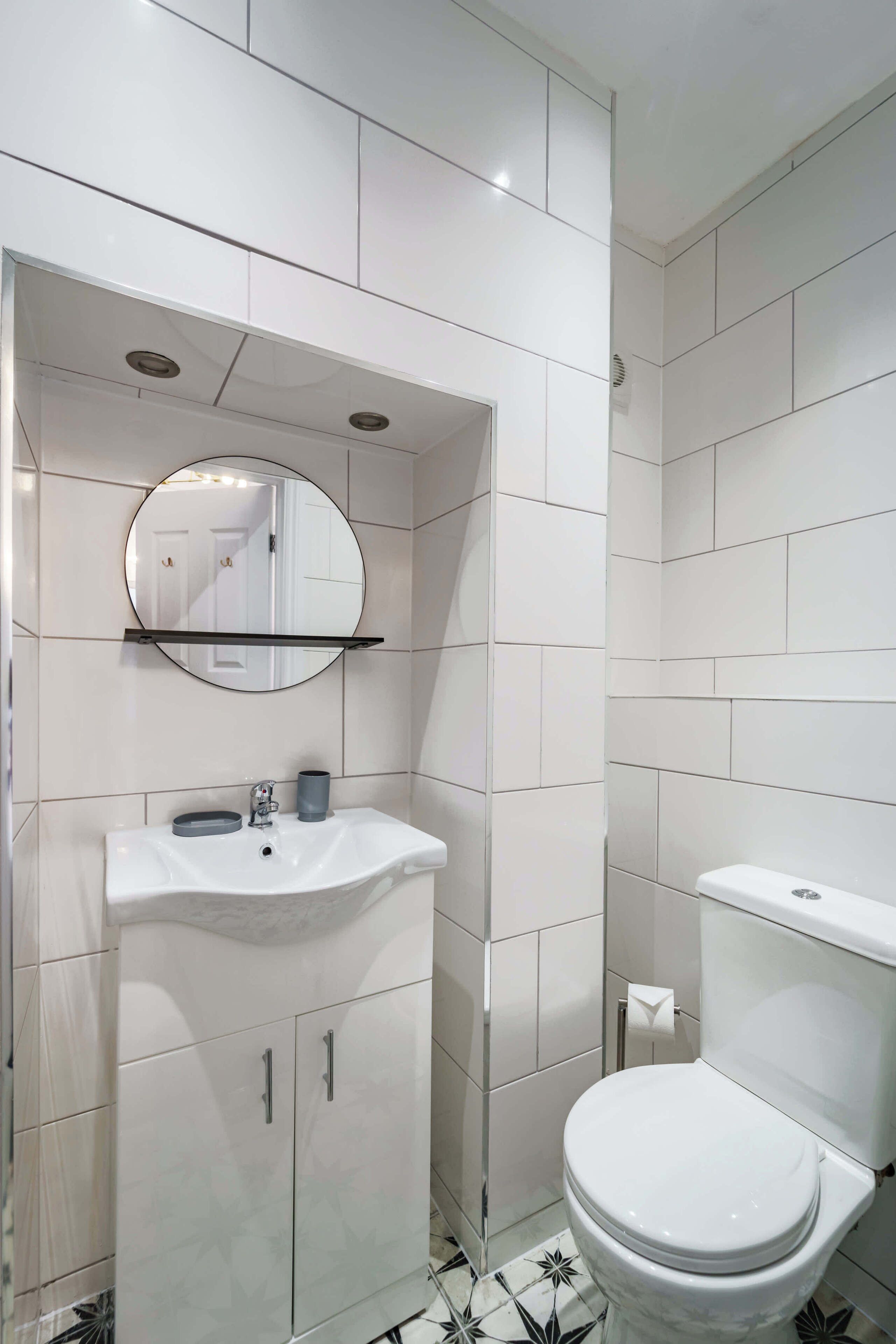 Een douche, een haardroger