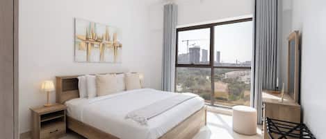 Căn hộ Cao cấp, ban công, quang cảnh thành phố | Két bảo mật tại phòng, nôi/giường cho trẻ sơ sinh (phụ phí)