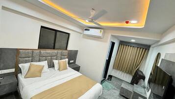 Kahden hengen huone, kaupunkinäköala