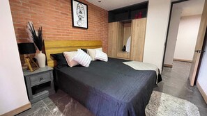 2 室のベッドルーム、WiFi、ベッドシーツ