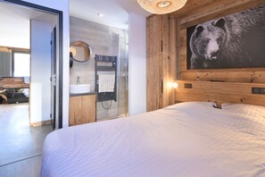 3 bedrooms, WiFi - Apartment 'Lesetoilesdelaplagne Le Quartz' with Mountain View, Balcony and Wi-Fi (La Plagne Tarentaise)