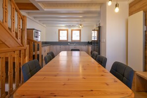 Dining - Lesetoilesdelaplagne Chalet 17 Apartment with Mountain View and Balcony (La Plagne Tarentaise)