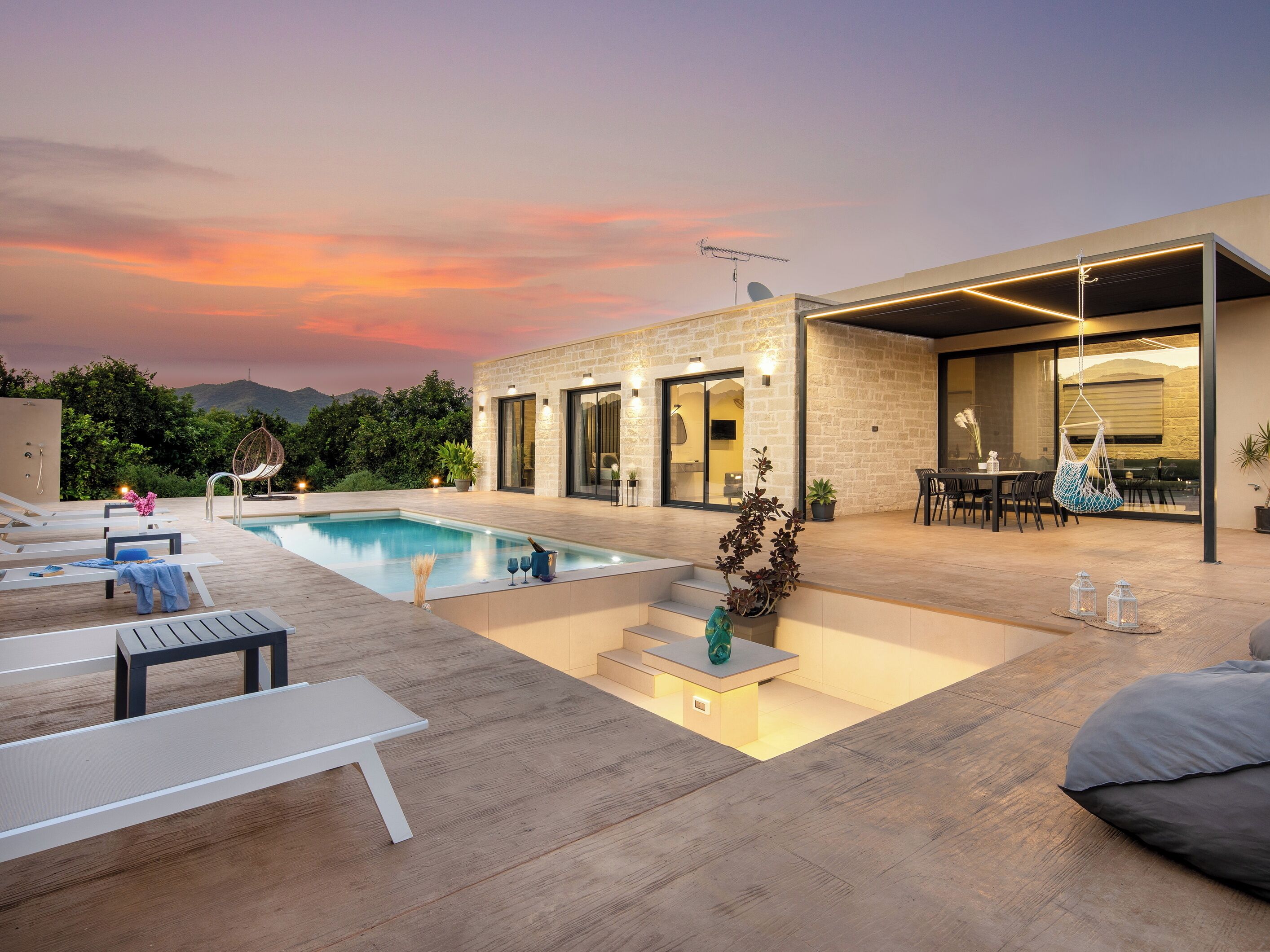 Luxury-Villa, Gartenblick | Eigener Pool