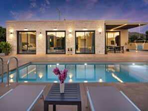 Front of property - evening/night