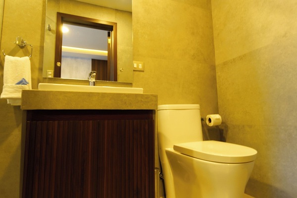 Standard Room, 1 Double Bed | Bathroom | Shower, rainfall showerhead, free toiletries, towels