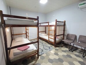 Economy Shared Dormitory, Women only | Blackout drapes, iron/ironing board, free WiFi, bed sheets