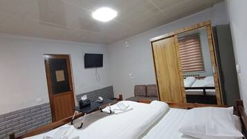 Standard Double Room, 1 Double Bed | Blackout drapes, iron/ironing board, free WiFi, bed sheets