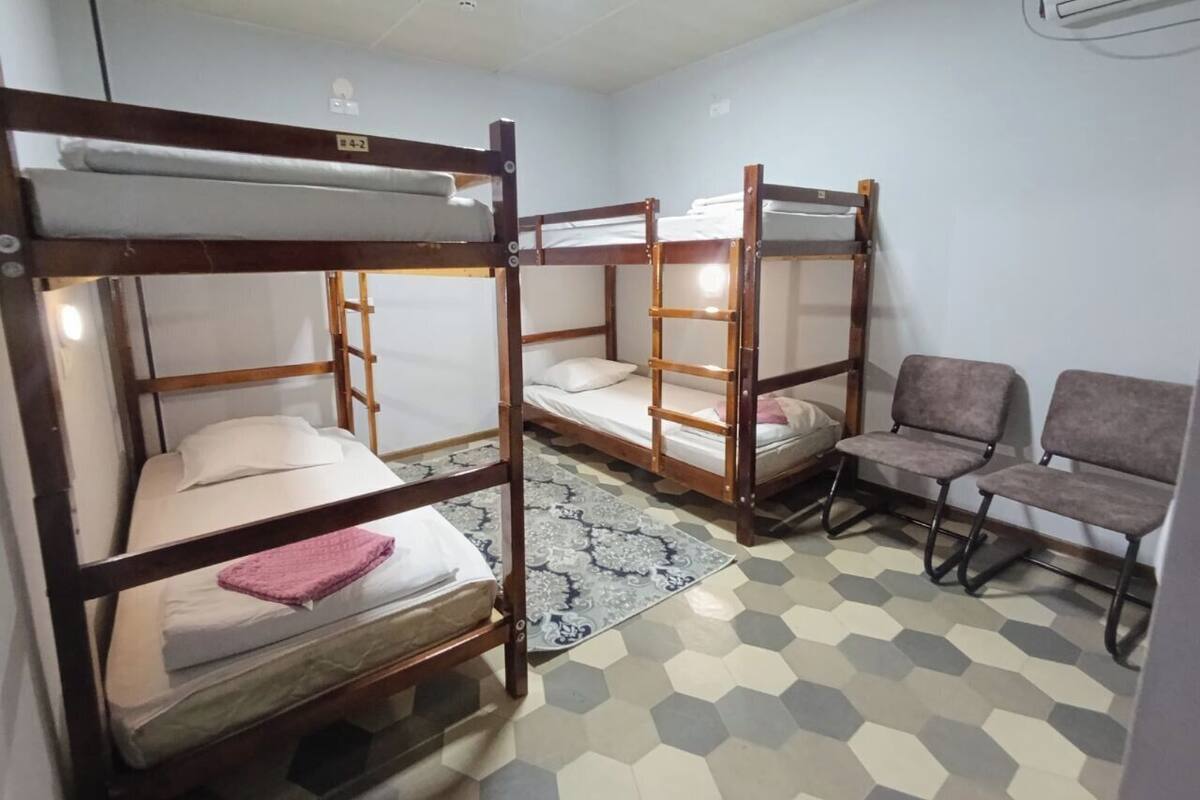 Economy Shared Dormitory, Women only | Blackout drapes, iron/ironing board, free WiFi, bed sheets